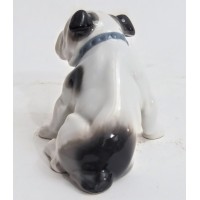 Figurka pies buldog, porcelana, Niemcy